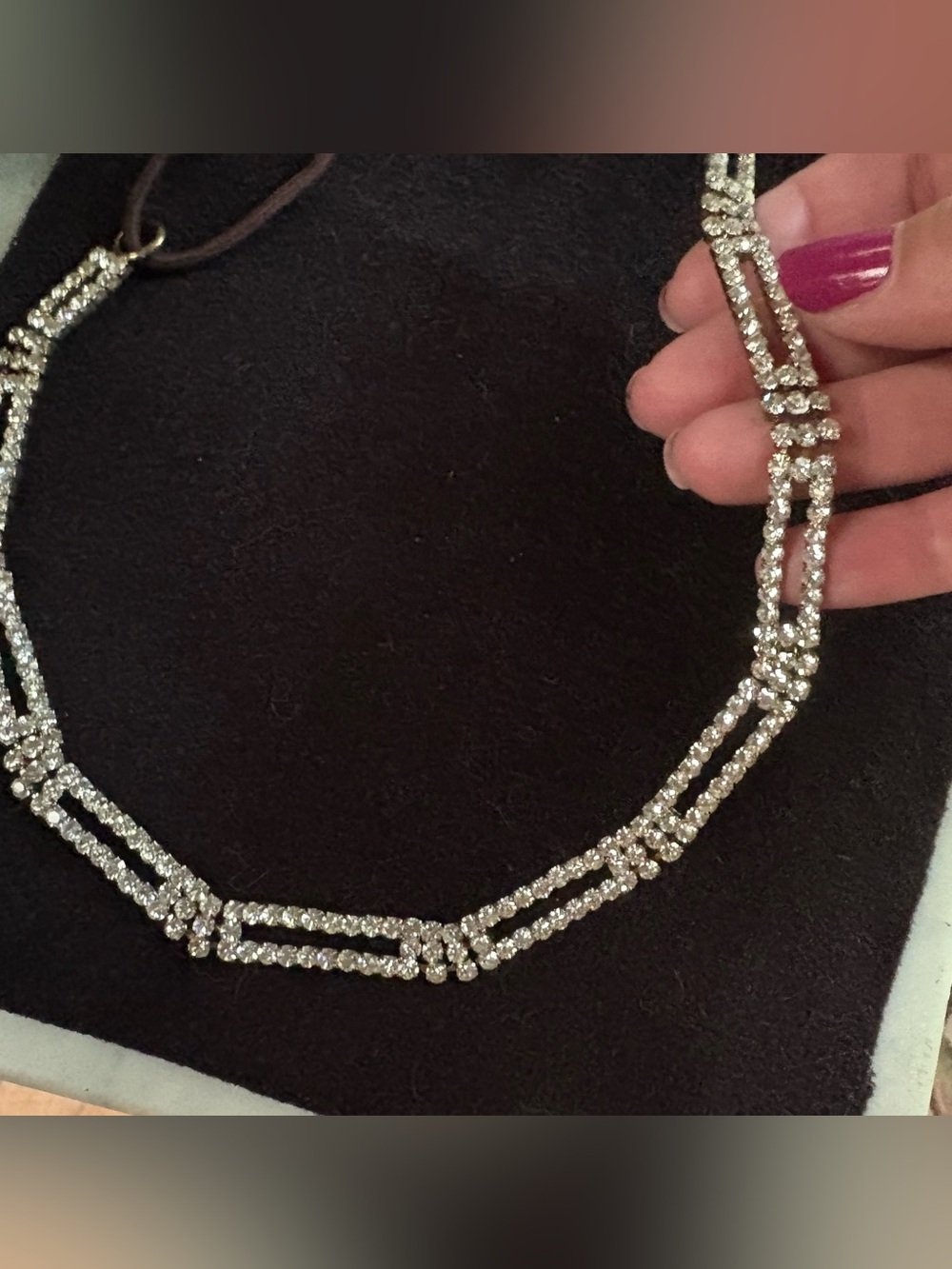 Elegant Rhinestone Elastic Headband